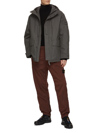 Figure View - Click To Enlarge - STONE ISLAND - Ghost O-Ventile Hooded Jacket