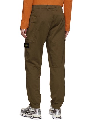 Back View - Click To Enlarge - STONE ISLAND - Flat Front Cargo Pants