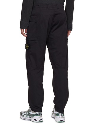 Back View - Click To Enlarge - STONE ISLAND - Flat Front Cargo Pants