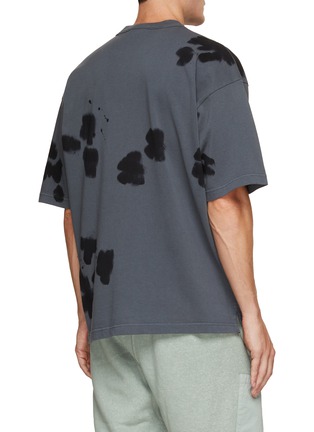 Back View - Click To Enlarge - STONE ISLAND - Painted Camouflage Cotton T-Shirt