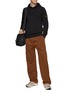 Figure View - Click To Enlarge - STONE ISLAND - Cotton Fleece Hoodie
