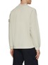 Back View - Click To Enlarge - STONE ISLAND - Mock Neck Raglan Sleeve Sweatshirt
