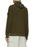Back View - Click To Enlarge - STONE ISLAND - Raglan Sleeve Ribbed Hoodie
