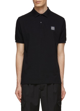 Main View - Click To Enlarge - STONE ISLAND - Logo Polo Shirt