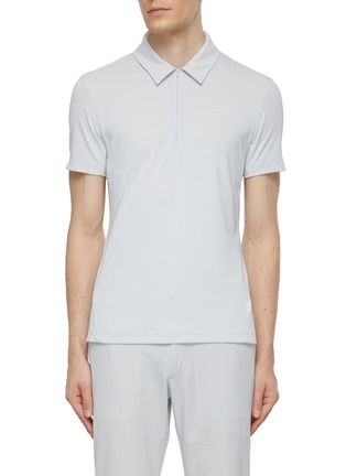 Main View - Click To Enlarge - GOSPHERES - Half Zip Polo Shirt