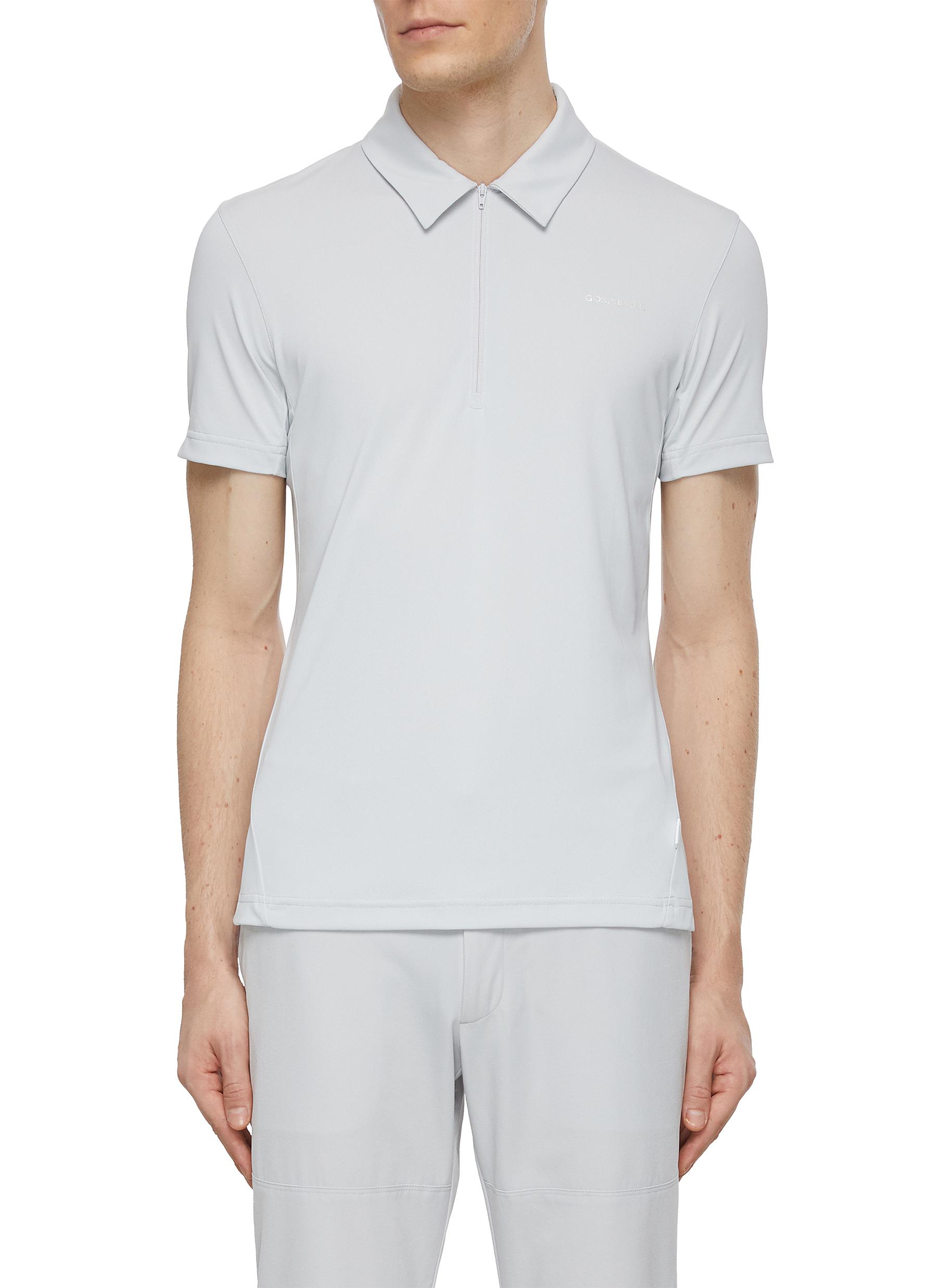 Half Zip Polo Shirt