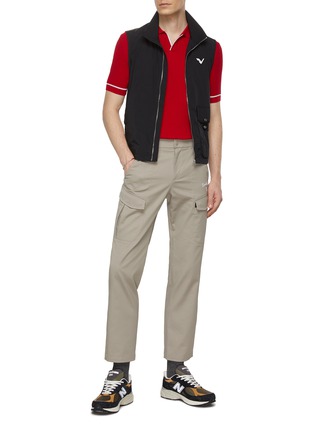 Figure View - Click To Enlarge - GOSPHERES - Knitted Polo Shirt