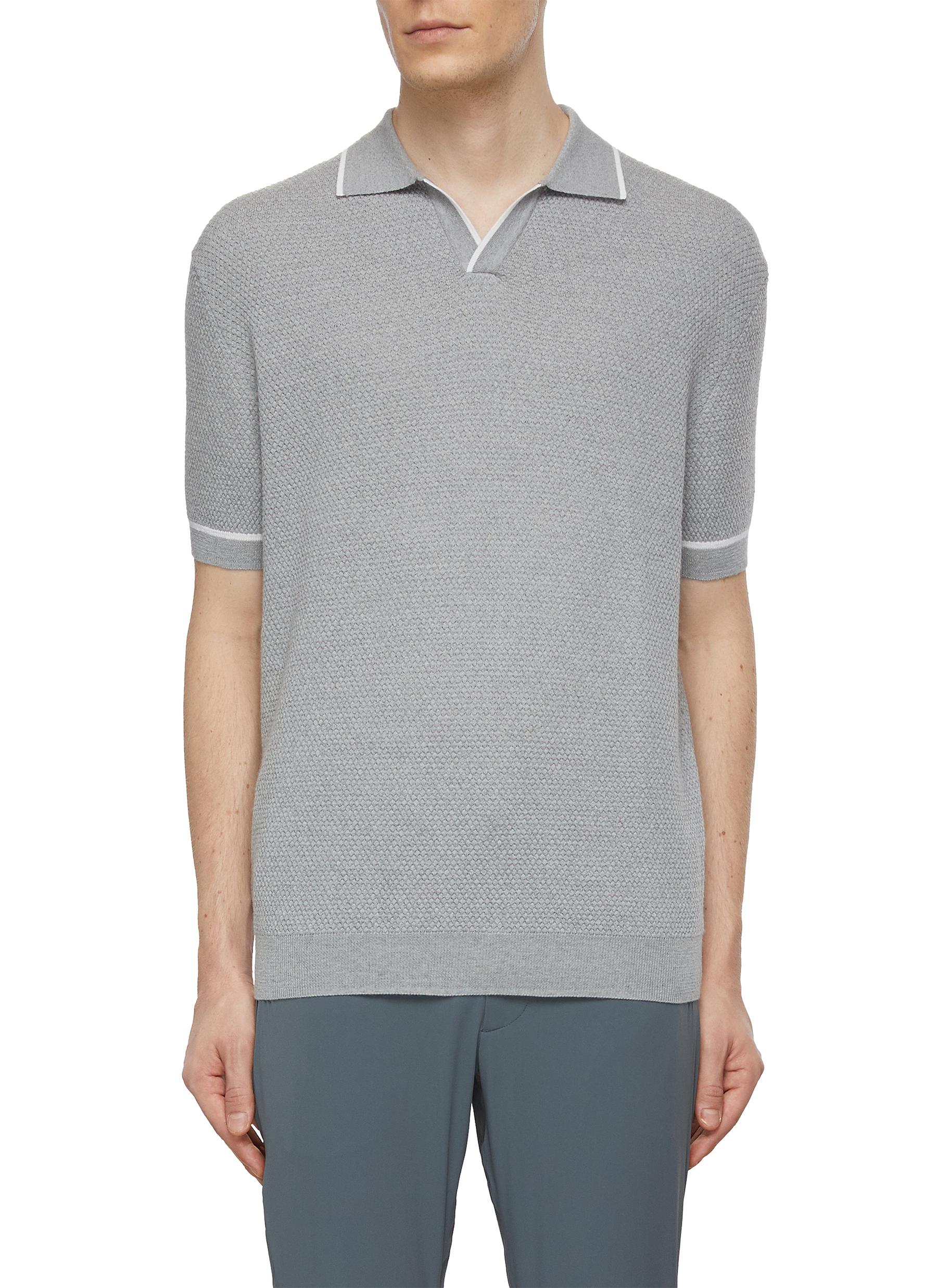 Knitted Polo Shirt