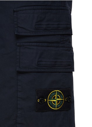  - STONE ISLAND - Supima Cotton Cargo Shorts