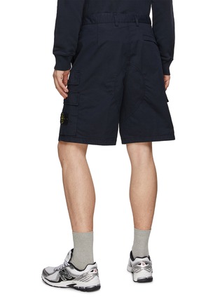 Back View - Click To Enlarge - STONE ISLAND - Supima Cotton Cargo Shorts
