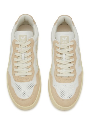 Detail View - Click To Enlarge - VEJA - V-90 Leather Suede Sneakers