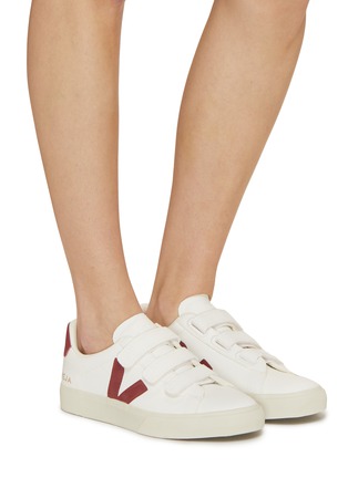 Figure View - Click To Enlarge - VEJA - Recife ChromeFree Leather Velcro Sneakers