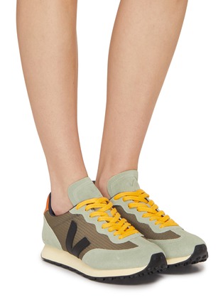 Figure View - Click To Enlarge - VEJA - Rio Branco Nylon Suede Sneakers