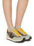 Figure View - Click To Enlarge - VEJA - Rio Branco Nylon Suede Sneakers