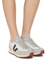 Figure View - Click To Enlarge - VEJA - Rio Branco Mesh Suede Sneakers