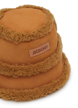Detail View - Click To Enlarge - JACQUEMUS - Le Bob Doux Shearling Bucket Hat