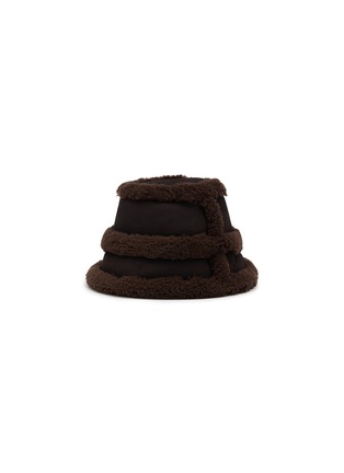 Figure View - Click To Enlarge - JACQUEMUS - Le Bob Doux Shearling Bucket Hat