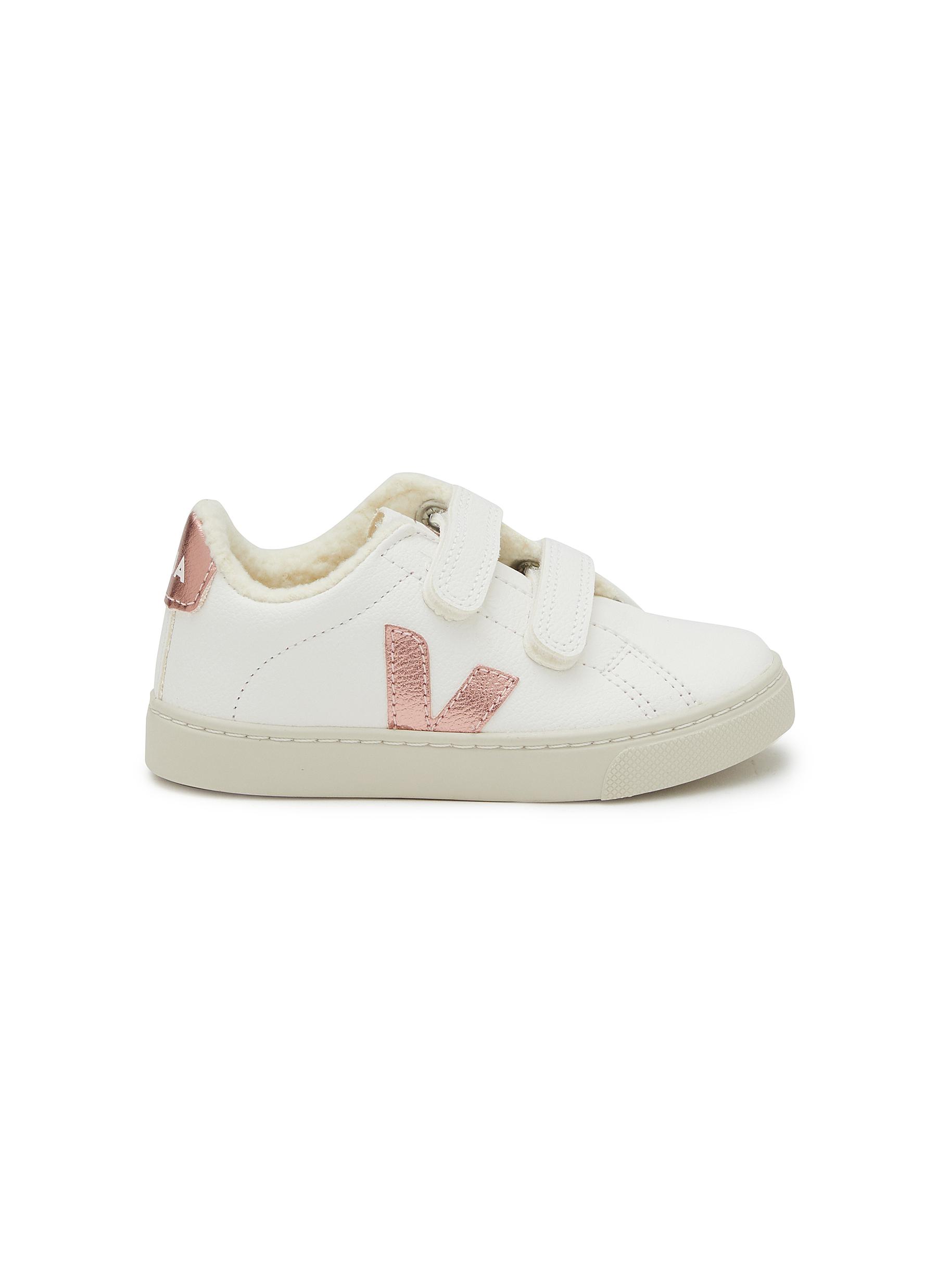 VEJA Esplar Winter Toddlers Shearling Lined Leather Sneakers