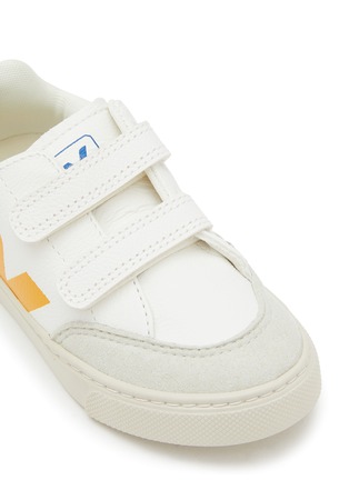 Detail View - Click To Enlarge - VEJA - V-12 Toddlers Leather Velcro Sneakers