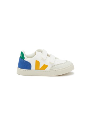 Main View - Click To Enlarge - VEJA - V-12 Toddlers Leather Velcro Sneakers