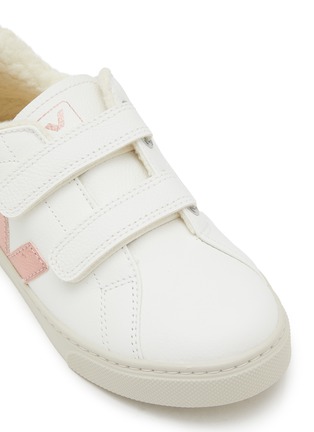Detail View - Click To Enlarge - VEJA - Esplar Winter Kids Shearling Lined Leather Sneakers