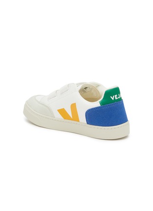 Detail View - Click To Enlarge - VEJA - V-12 Kids Leather Velcro Sneakers