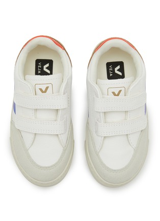 Detail View - Click To Enlarge - VEJA - V-12 Toddlers Leather Velcro Sneakers