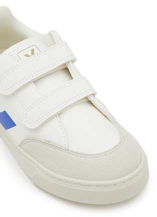 Detail View - Click To Enlarge - VEJA - V-12 Kids Leather Velcro Sneakers