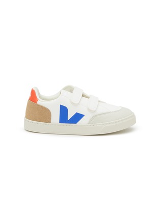 Main View - Click To Enlarge - VEJA - V-12 Kids Leather Velcro Sneakers