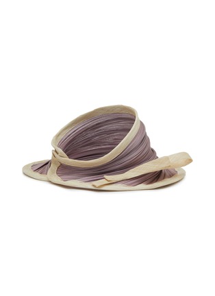 Figure View - Click To Enlarge - LANE'S - Foldable Buntal Blend Hat