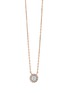 Main View - Click To Enlarge - SUZANNE KALAN - Diamond 18K White Gold Pendant Necklace — 16"/18"