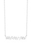 Main View - Click To Enlarge - SUZANNE KALAN - Classic  Diamond 18K White Gold Classic Bar Necklace — 16"/18"