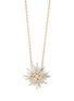 Main View - Click To Enlarge - SUZANNE KALAN - Diamond 18K Gold Snowflake Pendant Necklace — 16"/18"
