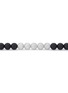 Detail View - Click To Enlarge - LE GRAMME - 31g Black Brushed Ceramic Sterling Silver Beads Bracelet