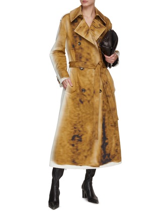 Figure View - Click To Enlarge - LOEWE - Blurred Print Trench Coat