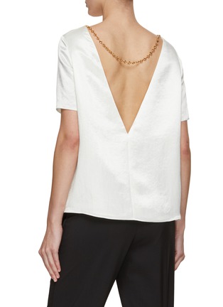 Back View - Click To Enlarge - LOEWE - Boat Neck Chain Top