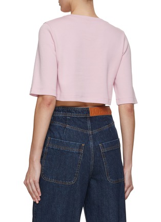 Back View - Click To Enlarge - LOEWE - Anagram Cropped T-Shirt