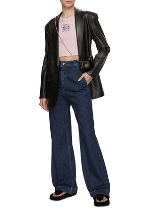 Figure View - Click To Enlarge - LOEWE - Anagram Cropped T-Shirt
