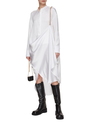 Figure View - Click To Enlarge - LOEWE - Chain Detail Shirt Dress