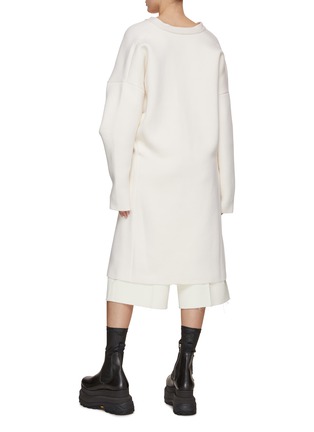 Back View - Click To Enlarge - LOEWE - Draped Long Coat
