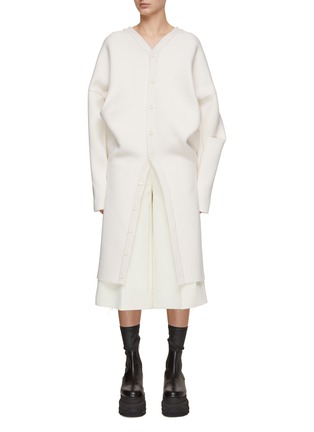 Main View - Click To Enlarge - LOEWE - Draped Long Coat