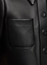  - LOEWE - Leather Cropped Shirt