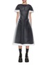 Main View - Click To Enlarge - LOEWE - Blurred Print Silk Dress