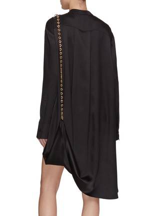 Back View - Click To Enlarge - LOEWE - Chain Detail Shirt Dress