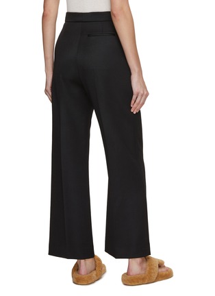 Back View - Click To Enlarge - LOEWE - Relaxed Fit Wool Trousers