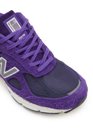 Detail View - Click To Enlarge - NEW BALANCE - X Teddy Santis 990v4 Low Top Lace Up Sneakers