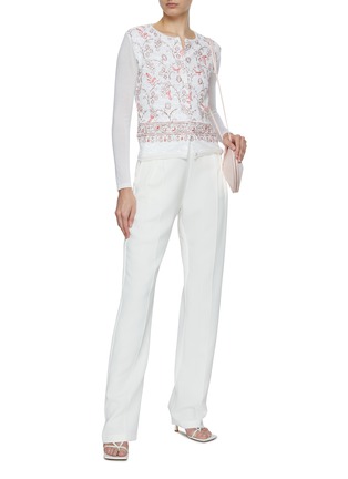 Figure View - Click To Enlarge - GIAMBATTISTA VALLI - Embroidered Sequin Cardigan