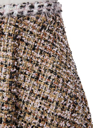  - GIAMBATTISTA VALLI - Lurex Tweed Round Mini Skirt