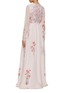 Back View - Click To Enlarge - GIAMBATTISTA VALLI - Floral Printed Maxi Dress