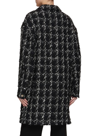 Back View - Click To Enlarge - GIAMBATTISTA VALLI - Oversize Bouclé Tweed Coat